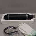 Exhaust Muffler 1.5-2"Inlet with Removable DB Killer for Street/Sport Motorcycles and Scooters with 38,51mm Diameter Exhaust Pipes(Matt black)