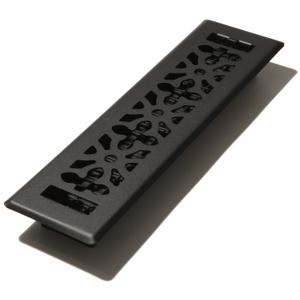 Decor Grates Metal Gothic Decorative Air Vent Cover 3x10 Floor Register – Adjustable Control Lever – AC Floor Vent Covers for Home Floor Vents – Fits 3 x 10 Inch Opening – Rubbed Bronze (AGH310-RB)