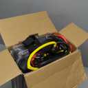 MQRW Push Up Board,Home Gym,Portable Exercise Equipment,Pilates Bar and 20 Fitness Accessories with Resistance Bands and Ab Roller Wheel,Full Body Workout at Home (Black)