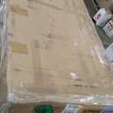 44" Outdoor Propane Fire Pit Table, 48,000 Btu Lp Gas Rectangular Fire Table with Ignition Systems and Lid,Outdoor Firetable with Glass Rocks for Patio Deck Garden Backyard