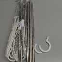 SEVEN LUCKY LIGHT Pants Hangers Space Saving Up to 80% Cloud Ladder Design for Pants Leggings Scarves Ties Sheets Dorm Room Essentials Closet Organizers and Storage Hangers for Clothes