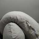 Momcozy U Shaped Pregnancy Pillows with Cotton Removable Cover, 57 Inch Full Body Pillow Maternity Support, Must Have for Pregnant Women, Hatha Grey