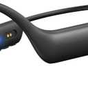 Bone Conduction Headphones 2026 New Model Bluetooth 6.0 Open-Ear Design 10-Hour Battery Life IPX5 Waterproof Sports Headphones with Microphone Ideal for Running, Cycling, Gym Use (Black)