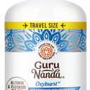 GuruNanda Whitening Mouthwash  Up to 3 Shades Whiter Teeth in 2 Weeks  Alcohol & Fluoride Free Travel Mouthwash with Hydrogen Peroxide  Oxyburst Technology, TSA Friendly, Wild Mint, 3 oz