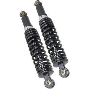 1 Pair 12.5Inch 320mm Universal Motorcycle Rear Shock Absorbers Suspension Replacement for Honda Yamaha Kawasaki Suzuki Dirt Bike ATV Go Kart (Black)