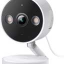 Tapo by TP-Link 2K QHD Security Camera Indoor/Outdoor, 2024 PCMag Editor's Choice, Color Night Vision, Free Person/Pet/Vehicle Detection, Baby Monitor, Local/Cloud Storage, IP66, Dual-Spotlight(C120) (White)