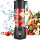 Portable Blender, Personal Size for Shakes and Smoothies with 6 Ultra Sharp Blades, Personal Blender USB Rechargeable Magnetic for Travel, Office, Gym