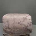 Area Rugs 5'x7' Washable Non-Slip, Floral Vintage Distress Print Pattern Medallion Carpet for Living Room Bedroom Dining Room, Pink Greypink Cute