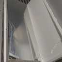 SONGMICS 6 LEDs Mirror Jewelry Cabinet, 47.2-Inch Tall Lockable Wall or Door Mounted Jewelry Armoire Organizer with Mirror, 2 Drawers, 3.9 x 14.6 x 47.2 Inches, White UJJC93W