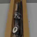 Tension Rod 30-63 Inch Spring Tension Curtain Rod for Windows Black Adjustable Expandable Curtain Rods No Drilling Spring Loaded Curtain Rods for Windows,Doorway,Bathroom,Closet