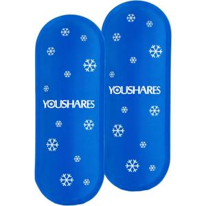 YOUSHARES Diabetes Ice Packs for Insulated Medication Travel Bag - TSA Approved Ice Packs for Insulin Cooler Travel Case, Mini Ice Packs Suitable for Most Medication Cooler Travel Case2 Packs