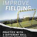 SKLZ Fielding Trainer - Baseball, Softball & Volleyball Rebounder Net. Enhanced Solo Fielding Practice for Skill Development. High-Performance Multi-Sport, Portable, 3 Ball Return Angles, 4x4.5 Feet