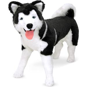 Perro de peluche realista Melissa & Doug, raza husky siberiano gigante (ms de 2 pies de altura) Perro de peluche realista Melissa & Doug, raza husky siberiano gigante (ms de 2 pies de altura)