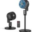 JRD Fan for Bedroom, 70 Oscillating Standing Fan, 100ft Pedestal Fans for Home Office