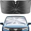 Portable Honda Odyssey 2011-2017 Windshield Sunshade Umbrella with Carry Bag, 2 in1 Ice Crystal Durable Compact Shade Umbrella UPF50+ UV Front Window Heat Insulation Protection Outdoor Camping