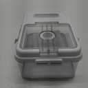 Bread Box For Kitchen Countertop, Airtight Bread Storage Container, Time Recording Bread Keeper with Lid,Bread Storage For Homemade Breads, Toast, And Cookies, White Bread Holder.
