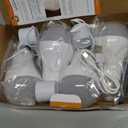 Neporal MagicGlow Rechargeable Light Bulbs with Remote, 3 Colors Shift + Stepless Dimmable Battery Powered LED Bulbs, USB Rechargeable, A19 Emergency LED Light Bulbs, 15W, Up to 24 Hours (4 Packs-E26/E27, 3000-4000-6000k)