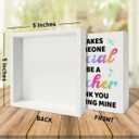 Teacher Gifts, Thank You Appreciation Gifts for Teacher, Christmas Retirement Birthday Gifts for Teacher, Back to School Gifts, Teachers Week Day Gifts, Teacher Wooden Box Sign, To Be A Teacher