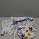 ALVABABY Cloth Diaper Covers 6pcs and 1 Wet Dry Bag, Washable Reusable Diaper Cover with Multi-Functional Bag, Cloth Diaper Shell for Prefold, Flat or Fitted Cloth Diaper Inserts 6NKZ09