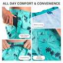 Kanu Surf Men's Monaco Swim Trunks (Large, Harbor Green)