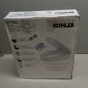 KOHLER 25875-0 Hyten 3" Height, Elevated Soft Close Elongated Toilet Seat, Contoured Seat with Grip-Tight Bumpers, Quick-Attach Hardware, No Slam Toilet Seat, White