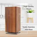 360Rotation Knife Holder-Wood Knife Block-Universal Knife Holders-Kitchen Knife Holder-for Storage of Kitchen Knives