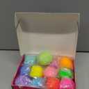 12 Pack Slow Rising Stress Cube, Dough Stress Balls Squishy Fidget Toys for Anxiety Relief, Soft Fidget Cube, Pull Stretch Squishy Toys for Classroom Prize, Party Favors for Kids Adults