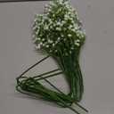 9 Pack Real Touch Artificial Baby's Breath Flowers - 21" Bendable Stems for Wedding Bouquets, Home Centerpieces & Outdoor Decor (Waterproof, Dustproof, White)