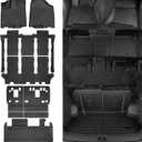 Naibeve Floor Mats for Toyota Sienna 7 Seats 2013-2020 All Weather for Toyota Sienna Floor Mats Liners & Cargo Mat & Backrest Mats Accessories
