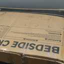 BCOL 3 in 1 Baby Bassinet Bedside Sleeper, Bedside Crib for Baby, Adjustable Baby Bassinet with Wheels, Storage Basket, Mattress, Easy Assemble & Folding Portable Baby Cradle (Grey)