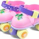 Kids Roller Skate for Girls Boys Ages 2-5 Years Old, Adjustable Toddler Rollerskates, Children Beginner Roller Skate RS209