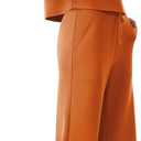 AFITNE Women's 2 Piece Lounge Set Air Essentials Outfits Sleeveless Tank Crop Top Wide Leg Sweatpants 2026 Tracksuit (Coffee691)