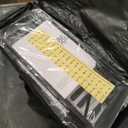 Buinblu Electronic Piano Keyboard,Foldable 61 Key Digital Pianos with Power Adapter,Sheet Music Stand,Sticker,Bag,Gift for Beginners,Black