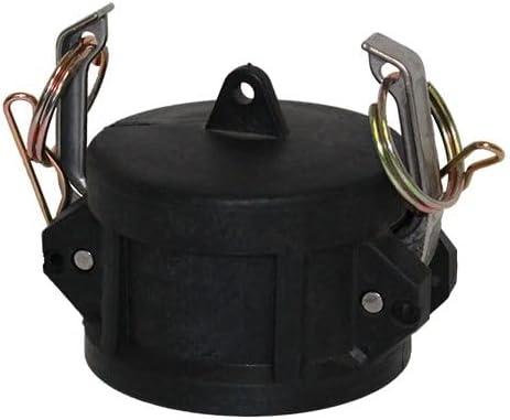 Generic Polypropylene Dust Cap Type DC, Camlock Connection Protection (1 1/2""), Black, PGTDC0