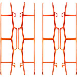 17.5" Plastic Cord Wrap Organizer  4 Pack Orange Cable Organizer with Handle for Extension Cords, Ropes & Hoses