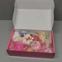 Valentines Day Gifts for Kids - 24Pcs Taba Squishies Kit Fidget Toys with Greeting Cards & Stickers, Kawaii Stress Relief Fidget Toys for Adults, Valentines Classroom Exchange & Party Favors Gifts