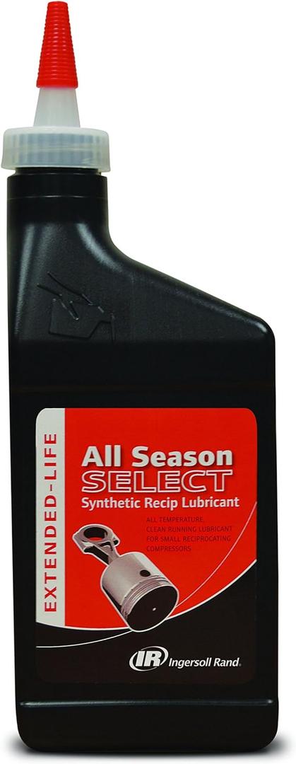 Ingersoll-Rand OEM All Season Select Synthetic Lubricant, 0.5L