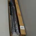 Tension Curtain Rod 51-145In(4.25-12.08Ft), Extra Long Curtain Rod No Drilling for Window or Bathroom Patio, Adjustable Spring Shower Curtain Rod, Easy to Install Never Rust Rod Diameter 1.26In-Black