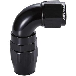 10AN 90 Degree Fittings For Braided Oil Fuel Line Black #4416