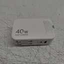 4-in-1 Retractable Gan Wall Charger Plug for iPhone 17 USB C,Travel Essentials Brick Multiport,3ft Lightening+ Type C Cables,40W Fast Charging Foldable Block for iPhone 17 Pro/16/15/14/13,iPad,Galaxy