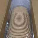 TOPtoper 50 Pcs 32 Oz Large Paper Bowls with Lids, Disposable Soup Serving Bowls Bulk Party Supplies for Hot/Cold Food, Soup (32 OZ)