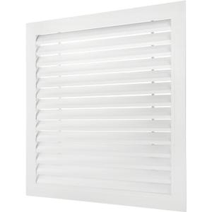 PATIKIL 20" x 20" Aluminum Return Grille, Air Supply Vent Cover Linear Bar Ventilation Grille for Sidewall Wall Ceiling HVAC System, Outer Size: 21.7" x 21.7", White