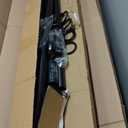 ZOCONE Tension Curtain Rod 51-168 In (4.25-14 Ft), Extra Long Outdoor Curtain Rod No Drilling for Patio Window, Adjustable Shower Curtain Rod for Bathroom, Tension Rod Diameter 1.26In Never Rust,Black