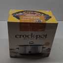 Crock-Pot 7 Quart Oval Manual Slow Cooker, Stainless Steel (SCV700-S-BR), Versatile Cookware for Large Families or Entertaining