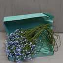 YJPPHDG Babys Breath Artificial Flowers, 12 Pcs Fake Babys Breath Real Touch Flowers Wedding Party Home Garden Decoration - Artificial for Decoration (Blue)