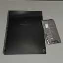 Rocketbook Fusion Hybrid Reusable Planner and Notebook in One, Additional Blank Pages, Goal and Project Tracker, Undated Planner, Letter Size 8.5x11, Black (Pack of 1)