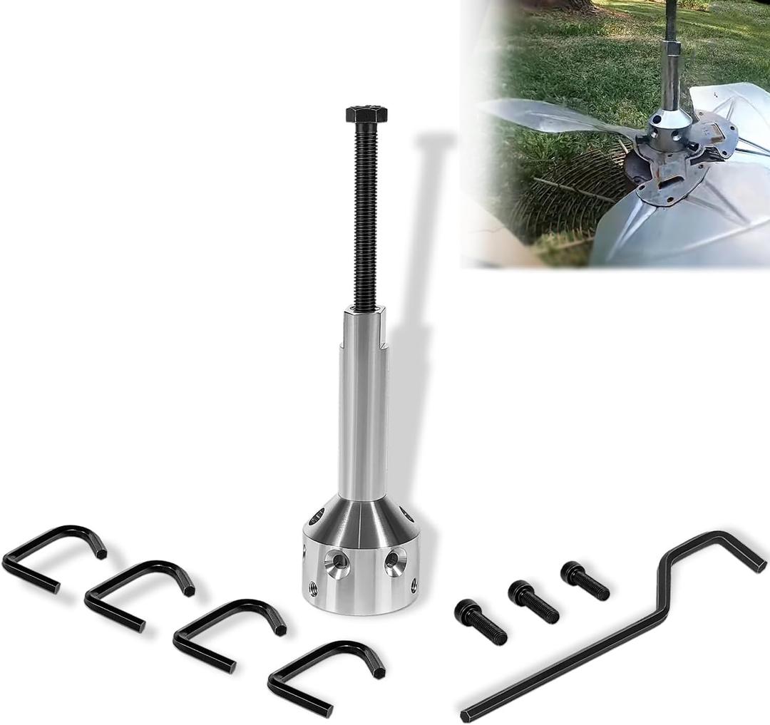 UP-1 Ultimate Hub Fan Blade Blower Wheel Puller Kit, Heavy Duty Removal Tool for 5/8" Belt Drive & 1/2" or Less Direct Drive Motor Shaft