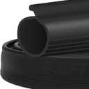 ToLanbbt 8.2FT Garage Door Seals Bottom Rubber 0.19" P Bulb Bottom Weather Seal, Weatherproof Replacement Weather Stripping Compatible with Overhead Door (8.2 FT, Black)