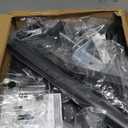 WALI Laptop Desk Mount for 17 inch Notebook, Adjustable Single Monitor Arm with Laptop Holder for 32 inch Screen, Laptops Stand with Ventilated Tray, Up to 22 lbs, (M00LP), Black