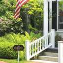 Heavy Duty No Soliciting Sign for House - All Metal Construction No Soliciting Yard Sign - 14" x 7" - Aluminum - with 28" Stake (Gold)